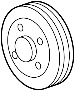 View Engine Water Pump Pulley Full-Sized Product Image