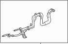 A/C Refrigerant Suction Hose (Rear) image for your Cadillac