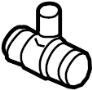 View Radiator Coolant Hose Adapter (Rear, Upper, Lower) Full-Sized Product Image