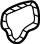 Image of Engine Coolant Thermostat Housing Gasket image for your 2022 Chevrolet Express 2500   