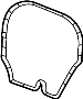 Image of Engine Timing Cover Gasket (Front, Upper) image for your 2019 GMC Sierra 1500   