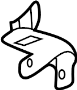Image of Bracket. Panel. Dash. (Upper, Lower). Body A-Pillar Bracket. image for your 2019 Chevrolet Cruze   