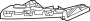 84394687 Headlight Bracket (Lower)