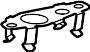 Image of Turbocharger Oil Line Gasket image for your 2020 Cadillac CT6   
