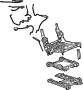 Image of Seat Back Frame image for your 2020 Chevrolet Traverse  LS Sport Utility 3.6L V6 A/T FWD 