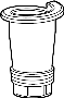 Image of Cover. Dust. (Upper). A pleated and flexible. image for your 2021 Cadillac Escalade ESV Sport Sport Utility  