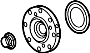 Image of Drive Shaft Flange Yoke image for your 1990 GMC K2500  Sierra SLE Standard Cab Pickup Fleetside  