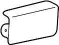 88992625 Seat Track Cover (Front, Lower)