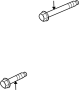 View Bolt. Mount. Bracket. (Front, Rear, Upper, Lower) Full-Sized Product Image