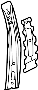 Image of Body B-Pillar image for your 2019 Chevrolet Express 2500   