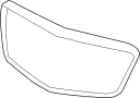 84124872 Grille Molding (Front, Upper, Lower)