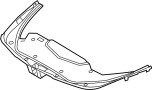 Image of Radiator Support Access Cover (Front) image for your 2020 Chevrolet Express 3500 LS Extended Passenger Van  
