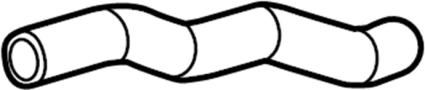 View Radiator Coolant Hose (Upper) Full-Sized Product Image