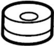 Image of Insulator. Condenser. (Upper, Lower). A rubber ring with a. image for your 2020 Chevrolet Traverse    
