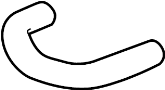 View Engine Coolant Hose Full-Sized Product Image