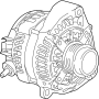 Image of Alternator image for your 2020 Chevrolet Tahoe    