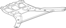 Image of Shield. (Front, Upper, Lower). Radiator Support Splash. image for your 2014 GMC Sierra 2500 HD   