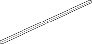 Door Belt Molding (Rear, Upper)