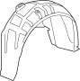 23276689 Quarter Panel Splash Shield