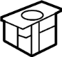 View Nut. Retainer. Bracket. Cover. Bumper. (Front, Rear, Upper, Lower) Full-Sized Product Image