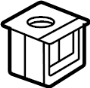 View Nut. Retainer. Bracket. Cover. Bumper. (Front, Rear, Upper, Lower) Full-Sized Product Image