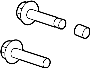 View Disc Brake Caliper Pin (Front) Full-Sized Product Image