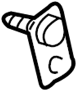 23442415 Floor Pan Stud (Rear)
