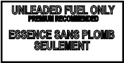 25633061 Fuel Information Label
