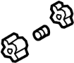 View Sphere. Kit. Steering. Shaft. Column Tube. Universal Joint. (Lower) Full-Sized Product Image 1 of 10