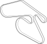 Image of Serpentine Belt image for your 2007 Chevrolet Express 3500 Base Cutaway Van 6.0L Vortec V8 A/T 