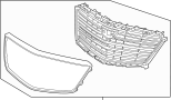 84124491 Grille (Upper, Lower)