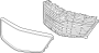 84528145 Grille (Upper, Lower)