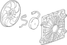 Image of Fan. Dual Radiator and. image for your 2020 GMC Sierra 1500 Base Standard Cab Pickup Fleetside  