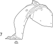 View Nut. Bracket. Cover. Bumper. Retainer. (Front, Rear, Lower) Full-Sized Product Image