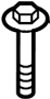 View Bolt. (Front, Rear, Upper) Full-Sized Product Image