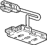 View Transmitter Assembly - Garage Door Opener.  Full-Sized Product Image