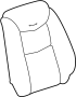 Image of Seat Back Cushion Cover image for your 1999 Buick Century   