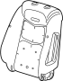 Image of Seat Back Cushion image for your 2008 Chevrolet Corvette   