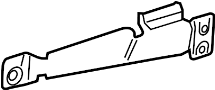 Door Interior Trim Panel Bracket (Rear)