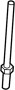 View Mount Stud. Spare Tire Bolt.  Full-Sized Product Image