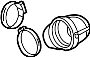 Air. Intake. Hose. Duct. Engine. Adapter. Connector. (Lower). Engine Air Intake Hose.