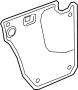 Door Water Deflector (Rear, Lower)