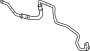 View Automatic Transmission Oil Cooler Hose Assembly (Upper) Full-Sized Product Image