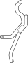 Image of Hose. Coolant. Charge Air Cooler. Engine. InterCooler. Hoses carries permanent. image for your 2017 Cadillac CT6 Base Sedan  