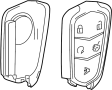 View Keyless Entry Transmitter Full-Sized Product Image