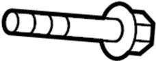 11547969 Suspension Control Arm Bolt (Upper)