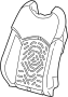 Image of Seat Back Cushion image for your 2008 Chevrolet Corvette   