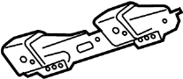 Image of Interior Grab Bar Bracket (Rear) image for your 2023 Chevrolet Corvette   