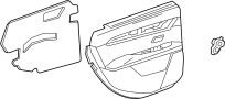 Door Interior Trim Panel (Rear)