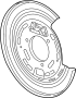 View Brake Dust Shield (Rear) Full-Sized Product Image